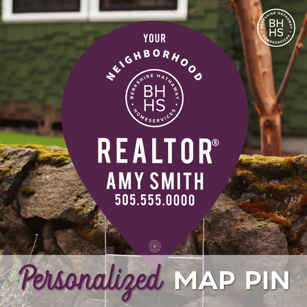 Berkshire Hathaway - Personalized Neighborhood Agent Map Pin - All Things Real Estate
