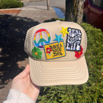 Custom Trucker Patch Hat - All Things Real Estate