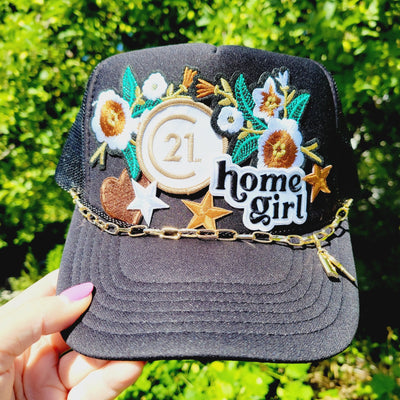 Foam Trucker Hat - Century 21 - Home Girl - Stars - Flowers - Heart - Chain with key & lock charm - All Things Real Estate