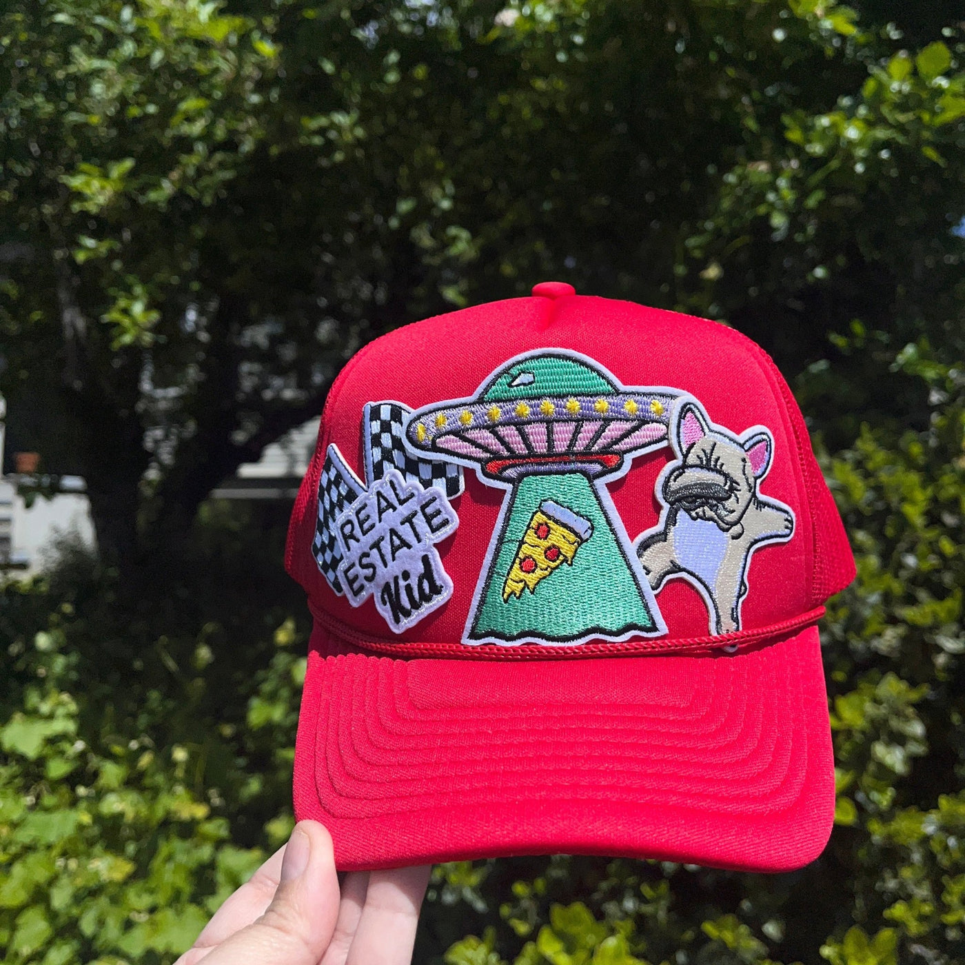Foam Trucker Hat - Real Estate Kid - Checkered Flags- Spaceship - Dabbing Dog - All Things Real Estate