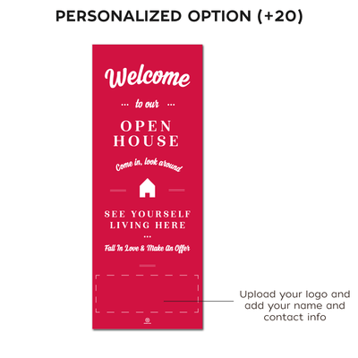 Keller Williams Open House Banner - Red - With Stand - All Things Real Estate