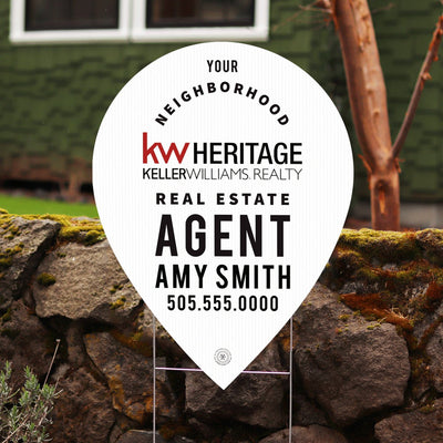 Keller Williams - Personalized Neighborhood Agent Map Pin - All Things Real Estate