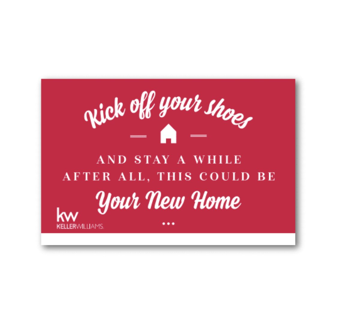 Keller Williams Shoe Sign - Red - All Things Real Estate