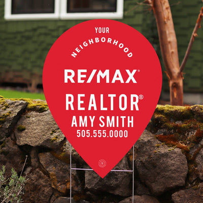 Re/Max - Personalized Neighborhood Agent Map Pin - All Things Real Estate